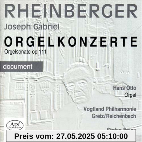 Orgelkonzerte 1+2/Orgelson.Fis von Hans-Otto