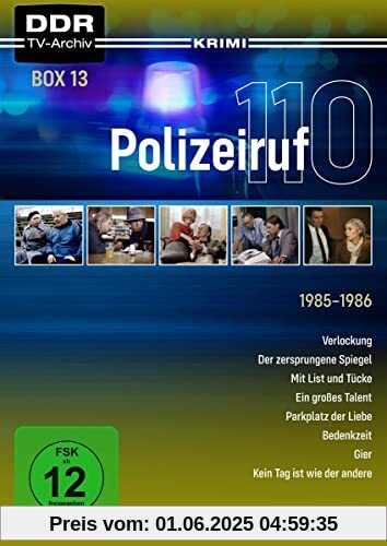 Polizeiruf 110 - Box 13 (DDR TV-Archiv) mit Sammelrücken [4 DVDs] von Hans-Werner Honert