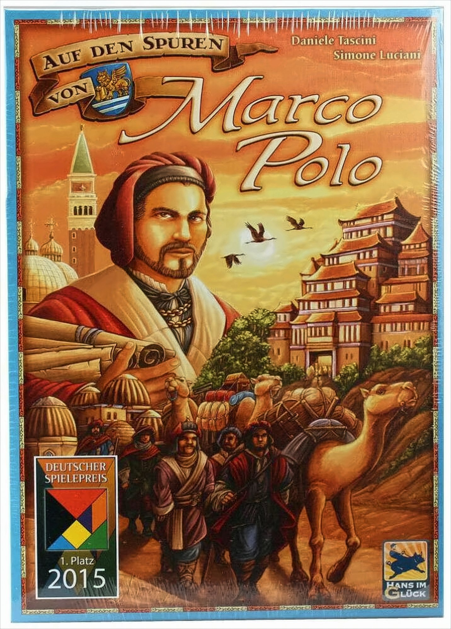 Auf den Spuren von Marco Polo Grundspiel DE von Hans im Glück