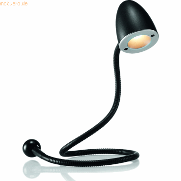 Hansa LED-USB-Leuchte Snake 1,5 W ABS/Metall schwarz satiniert von Hansa