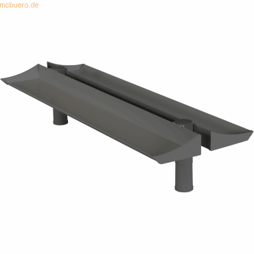 Hansa Ordnungssystem Duo Top Board 1000 mm schwarz Hansa Ordnungssystem Duo Top Board 1000 mm schwarz von Hansa