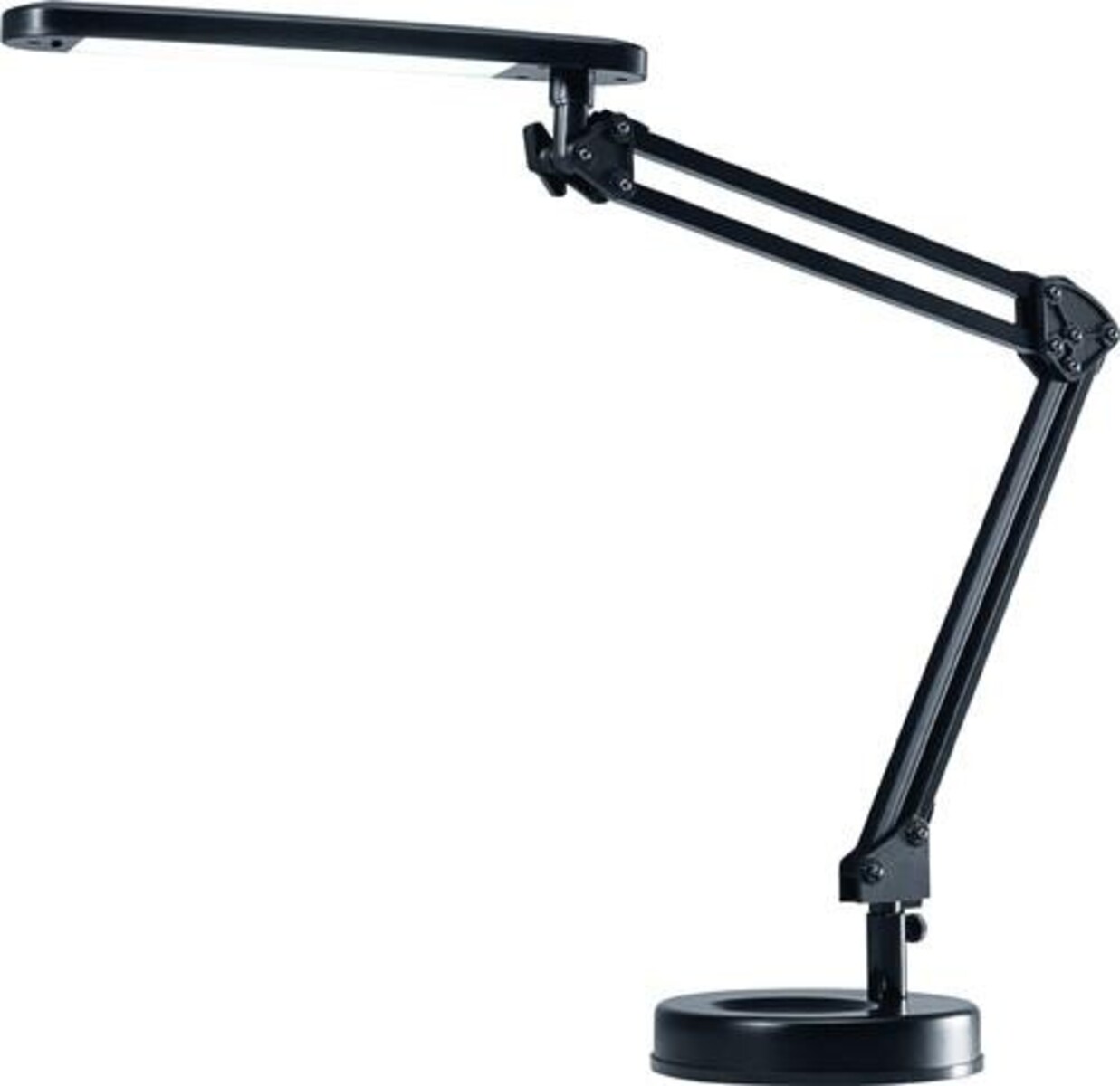 Hansa Schreibtischleuchte Alu.schwarz H.max.600mm Standfuß m.LED H5010640 Hansa Schreibtischleuchte Alu.schwarz H.max.600mm Standfuß m.LED H5010640 von Hansa