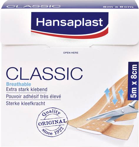 Hansaplast 1556521 Heftpflaster 5m x 8cm 1St. von Hansaplast