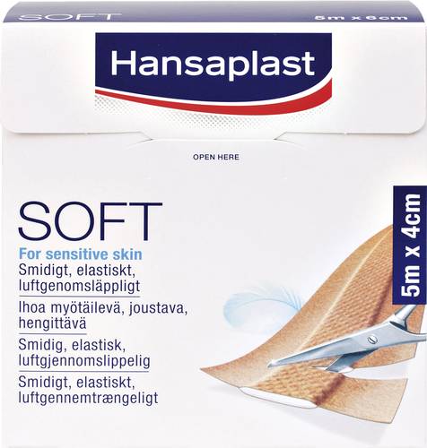 Hansaplast 1556526 Heftpflaster 5m x 4cm 1St. von Hansaplast