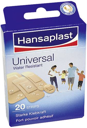 Hansaplast Heftpflaster 20 Strips in 4 Größen von Hansaplast