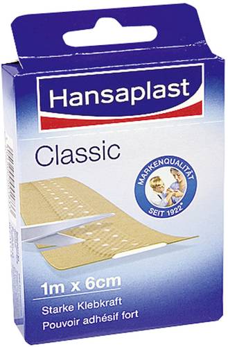 Hansaplast Heftpflaster Classic Standard 1m x 6cm 1m von Hansaplast