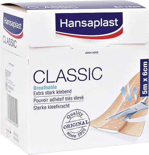 Hansaplast KB.T4107.001 Heftpflaster 5m x 6cm 5m von Hansaplast