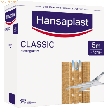 Hansaplast Pflaster CLASSIC 7577553 4cmx5m Hansaplast Pflaster CLASSIC 7577553 4cmx5m von Hansaplast