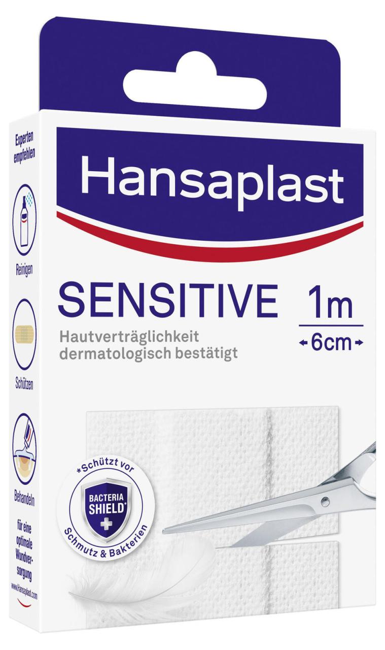 Hansaplast Wundpflaster Hansaplast Sensitive 1mx6cm weiß von Hansaplast