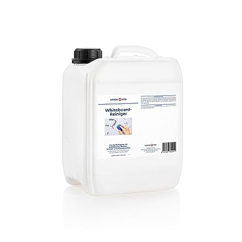HANSE PRO Whiteboardreiniger, 1 x 5 Liter I Cleaner I Löscher I Zubehör I Tafel-Reiniger I Flipchart I Spray I Reinigung und Pflege I Vorrats-Kanister I ideal zum Umfüllen von Hanse Pro