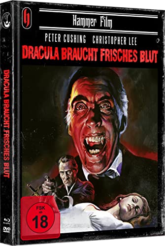 Dracula braucht frisches Blut - Cover A (Uncut Limited Mediabook, Hammer Film-Edition) [Blu-ray] von HanseSound / Lighthouse Home Entertainment