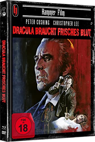 Dracula braucht frisches Blut - Cover B (Uncut Limited Mediabook, Hammer Film-Edition) [Blu-ray] von HanseSound / Lighthouse Home Entertainment