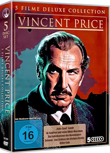 Vincent Price - Deluxe Collection (5 DVD-Box mit Wendecover) von HanseSound / Lighthouse Home Entertainment