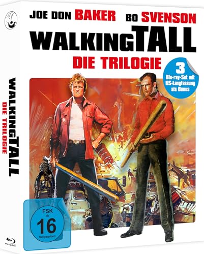 Walking Tall Trilogie - Der Große aus dem Dunkeln 1-3 (3 BDs Limited Deluxe-Digipak inkl. US-Langfassung als Bonus) [Blu-ray] von HanseSound / Lighthouse Home Entertainment