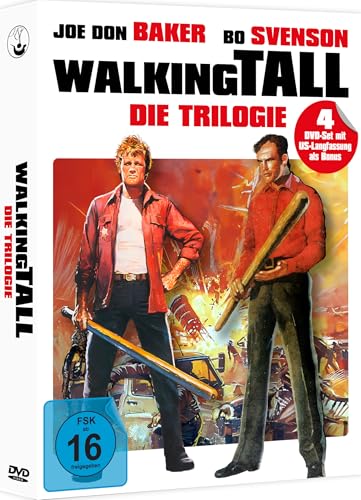 Walking Tall Trilogie - Der Große aus dem Dunkeln 1-3 (4 DVD Limited Deluxe-Digipak inkl. US-Langfassung als Bonus) von HanseSound / Lighthouse Home Entertainment