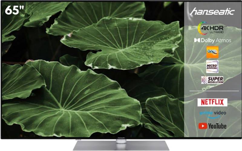 Hanseatic 65U800UDS LED-Fernseher (164 cm/65 Zoll, 4K Ultra HD, Android TV, Smart-TV) von Hanseatic