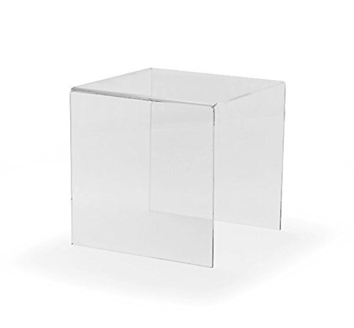 Hansen 3er Dekobrücken Set 2 (groß): enthält 3 Dekopodeste/Warenprodeste in den Größen 200x200 mm, 250x250 mm und 300x300mm aus Acryl/Acrylglas von Hansen Werbetechnik