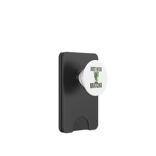 Just Need Matcha-Design für Matcha-Liebhaber PopSockets PopWallet für MagSafe von HansenPrint