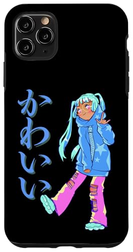 Kawaii (bedeutet niedlich) Anime Girl Japanische Kunst Hülle für iPhone 11 Pro Max von HansenPrint