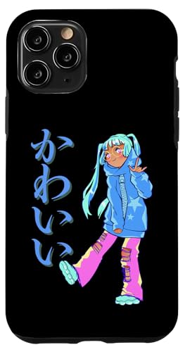 Kawaii (bedeutet niedlich) Anime Girl Japanische Kunst Hülle für iPhone 11 Pro von HansenPrint