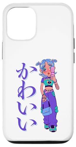 Kawaii (bedeutet niedlich) Anime Girl Japanische Kunst Hülle für iPhone 12/12 Pro von HansenPrint