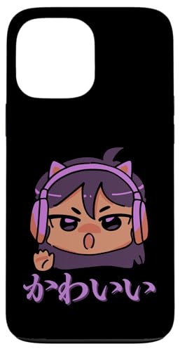 Kawaii (bedeutet niedlich) Anime Girl Japanische Kunst Hülle für iPhone 13 Pro Max von HansenPrint