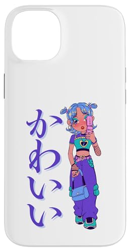 Kawaii (bedeutet niedlich) Anime Girl Japanische Kunst Hülle für iPhone 14 Plus von HansenPrint