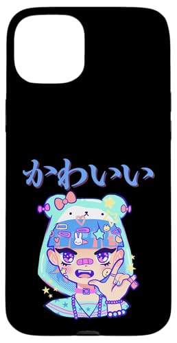 Kawaii (bedeutet niedlich) Anime Girl Japanische Kunst Hülle für iPhone 15 Plus von HansenPrint