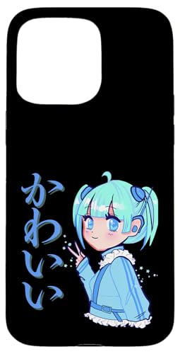 Kawaii (bedeutet niedlich) Anime Girl Japanische Kunst Hülle für iPhone 15 Pro Max von HansenPrint
