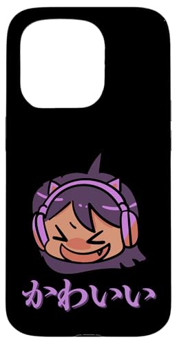 Kawaii (bedeutet niedlich) Anime Girl Japanische Kunst Hülle für iPhone 15 Pro von HansenPrint