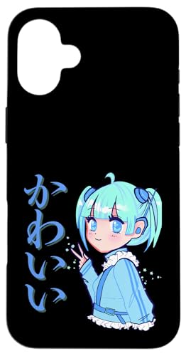 Kawaii (bedeutet niedlich) Anime Girl Japanische Kunst Hülle für iPhone 16 Plus von HansenPrint