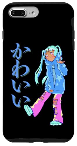 Kawaii (bedeutet niedlich) Anime Girl Japanische Kunst Hülle für iPhone 7 Plus/8 Plus von HansenPrint