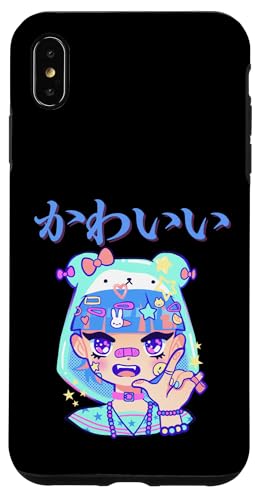 Kawaii (bedeutet niedlich) Anime Girl Japanische Kunst Hülle für iPhone XS Max von HansenPrint