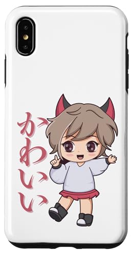 Kawaii (bedeutet niedlich) Anime Girl Japanische Kunst Hülle für iPhone XS Max von HansenPrint