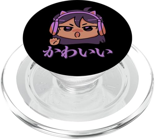 Kawaii (bedeutet niedlich) Anime Girl Japanische Kunst PopSockets PopGrip für MagSafe von HansenPrint