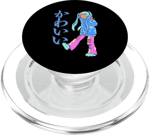 Kawaii (bedeutet niedlich) Anime Girl Japanische Kunst PopSockets PopGrip für MagSafe von HansenPrint