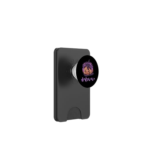 Kawaii (bedeutet niedlich) Anime Girl Japanische Kunst PopSockets PopWallet für MagSafe von HansenPrint