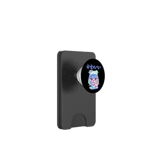 Kawaii (bedeutet niedlich) Anime Girl Japanische Kunst PopSockets PopWallet für MagSafe von HansenPrint