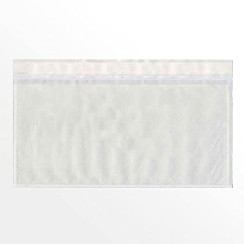 1000 Stück Lieferscheintaschen/Dokumententaschen Begleitpapiertaschen Transparent DIN Lang von Hansepack24