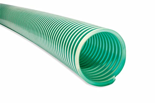 Hansepack24 19-50mm Saugschlauch Spiralschlauch Förderschlauch Pumpenschlauch grün Meterware (50 mm / 2 Zoll) von Hansepack24