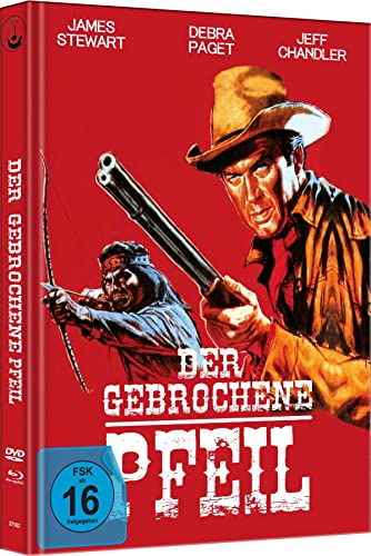 Der gebrochene Pfeil - Limited Mediabook (in Lederoptik+in HD neu abgetastet, Blu-ray+DVD+Booklet) von Hansesound (Soulfood)