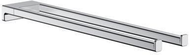 Hansgrohe HG Handtuchhalter AddStoris zweiarmig, 445mm chrom 41770000 von Hansgrohe