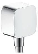 Hansgrohe HG Schlauchanschluss FIXFIT E m Rückflussv. und Kunststoffwinkel Hansgrohe HG Schlauchanschluss FIXFIT E m Rückflussv. und Kunststoffwinkel von Hansgrohe