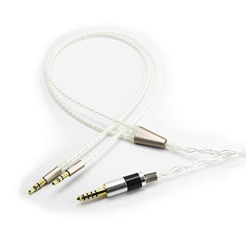 4,4 mm symmetrischer Stecker auf Dual 3,5 mm Stecker, Audiokabel, 4,4 mm, symmetrisches Kabel, kompatibel mit Hifiman Sundara, Arya, Ananda Kopfhörern, kompatibel mit Sony WM1A, NW-WM1Z von HansnBy