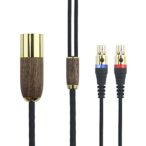 4-pin XLR Balanced Male 6N OCC Copper Silver Plated Cord 4-pin XLR Balanced Cable Kompatibel mit Audeze LCD-2, LCD-4, LCD-3, LCD-X, LCD-XC Kopfhörer Walnussholzgehäuse 3m/10ft 4-pin XLR Balanced Male 6N OCC Copper Silver Plated Cord 4-pin XLR Balanced Cable Kompatibel mit Audeze LCD-2, LCD-4, LCD-3, LCD-X, LCD-XC Kopfhörer Walnussholzgehäuse 3m/10ft von HansnBy