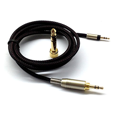 Ersatz-Audio-Upgrade-Kabel, kompatibel mit Sennheiser Momentum, Momentum 2.0, Momentum 3, Momentum 4, HD1 Kopfhörer, 1,5 m von HansnBy