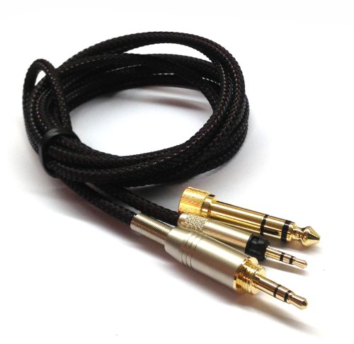 Ersatz-Audio-Upgrade-Kabel Kompatibel mit Audio Technica ATH-M40x, ATH-M70x, ATH-M60X, ATH-M50x (nur passend für Kopfhörer mit 2,5 mm) 3 Meter/10 Fuß von HansnBy