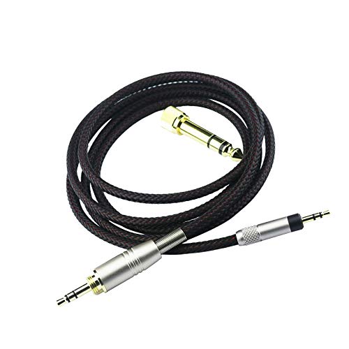 Ersatz-Upgrade-Audiokabel, kompatibel mit Bose 700, QC25, QC35 II, QC35, QC45, QuietComfort 25, QuietComfort 35, Kopfhörer mit 6,35 mm Adapter 2 m Ersatz-Upgrade-Audiokabel, kompatibel mit Bose 700, QC25, QC35 II, QC35, QC45, QuietComfort 25, QuietComfort 35, Kopfhörer mit 6,35 mm Adapter 2 m von HansnBy