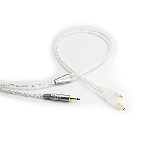 HansnBy 2,5 mm Trrs symmetrisch männlich 6N OCC Kupfer Einkristall versilbert Kabel 2,5 mm symmetrisches Kabel kompatibel mit Sennheiser HD650, HD600, HD580, HD660S, HD58X, Massdrop HD6XX Kopfhörer HansnBy 2,5 mm Trrs symmetrisch männlich 6N OCC Kupfer Einkristall versilbert Kabel 2,5 mm symmetrisches Kabel kompatibel mit Sennheiser HD650, HD600, HD580, HD660S, HD58X, Massdrop HD6XX Kopfhörer von HansnBy