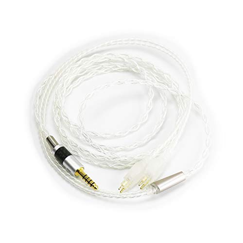 HansnBy HiFi-Kabel mit 4,4 mm symmetrischem Stecker Kabel Kompatibel mit Sennheiser HD650, HD600, HD580, HD660S, HD58X, Massdrop HD6XX Kopfhörer Kompatibel mit Sony WM1A, NW-WM1Z 2,1 m HansnBy HiFi-Kabel mit 4,4 mm symmetrischem Stecker Kabel Kompatibel mit Sennheiser HD650, HD600, HD580, HD660S, HD58X, Massdrop HD6XX Kopfhörer Kompatibel mit Sony WM1A, NW-WM1Z 2,1 m von HansnBy